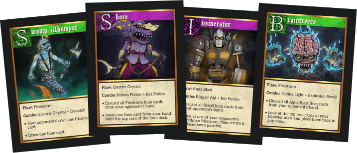 Monster army cards
